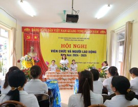 Hội nghị viên chức và người lao động năm học 2024-2025